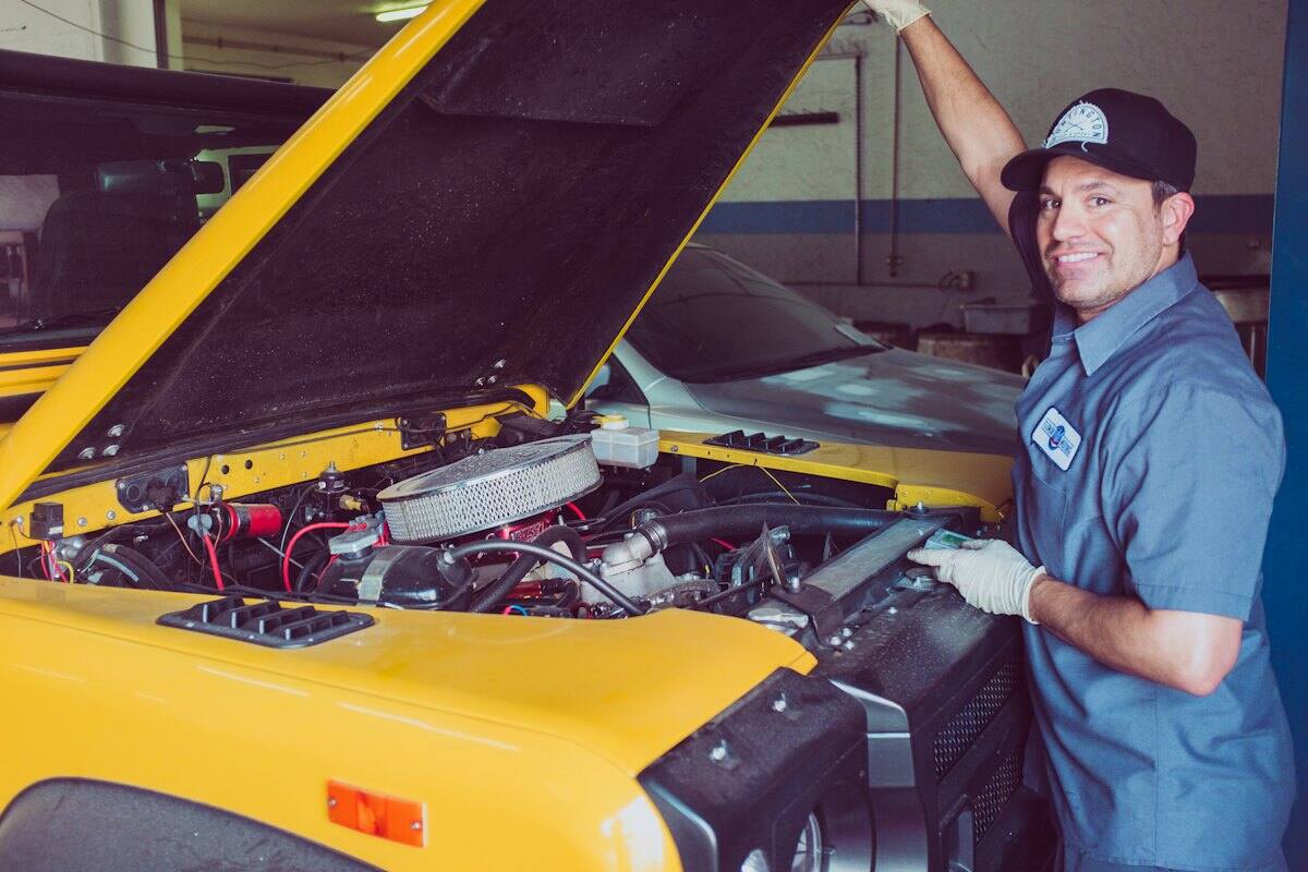 Mechanic at Car Point Motors